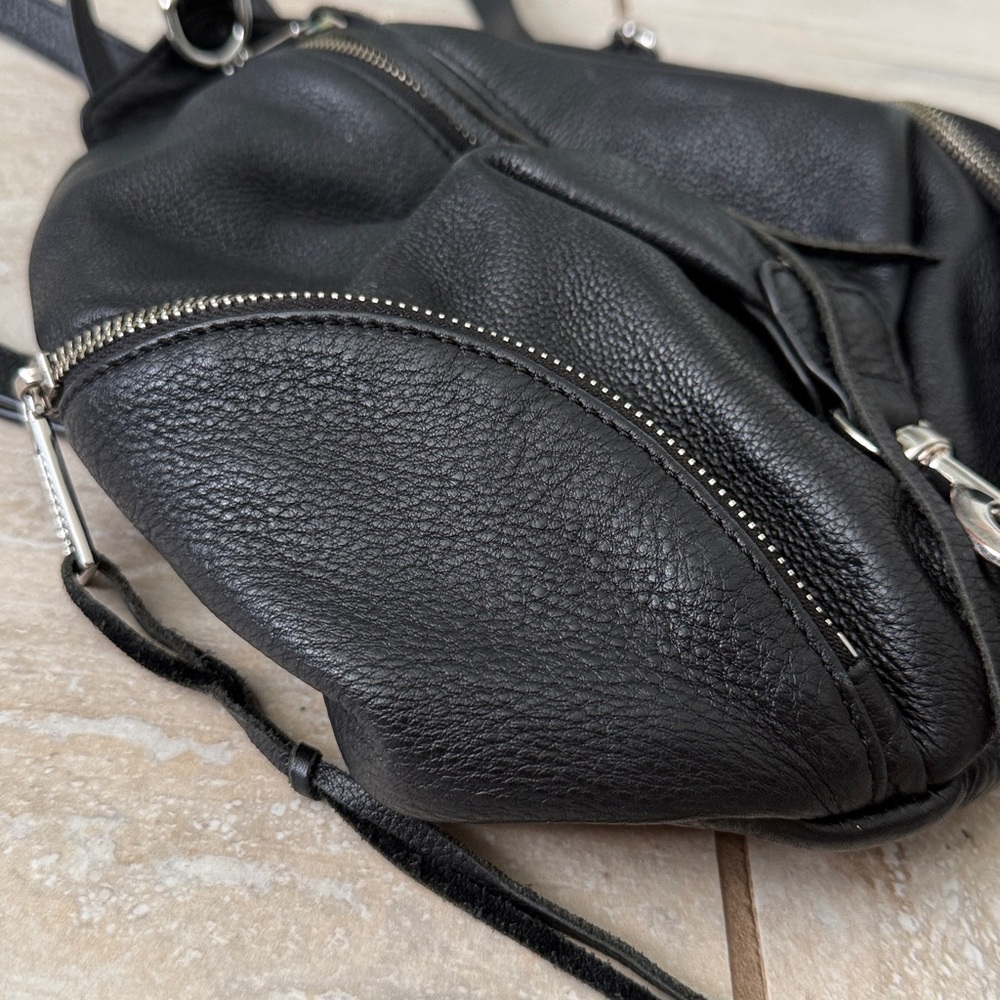 Rebecca Minkoff Mini Julian Pebbled Leather Backpack - Picture 3 of 16